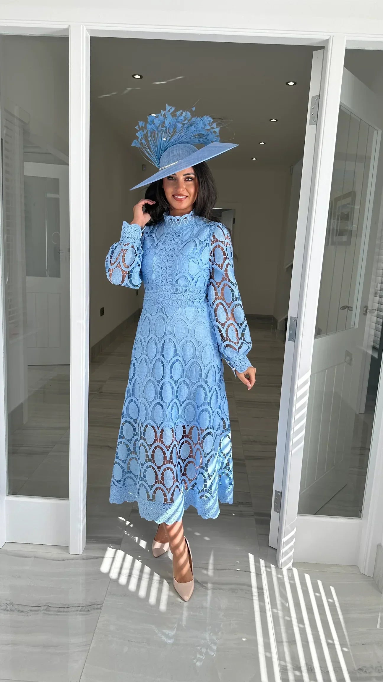 Acia | Long Sleeve Lace Dress