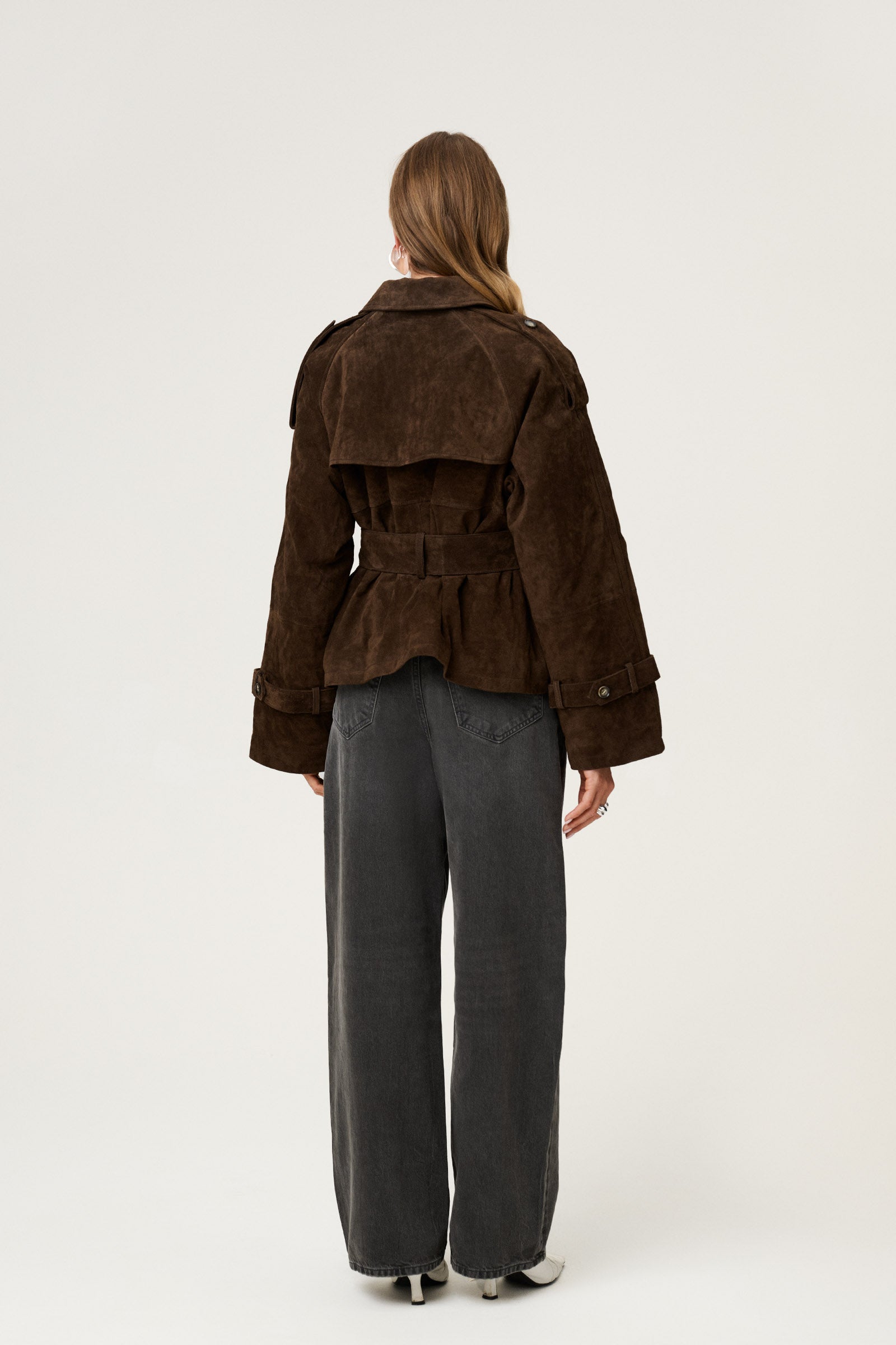 Liora | Cropped Trench Coat