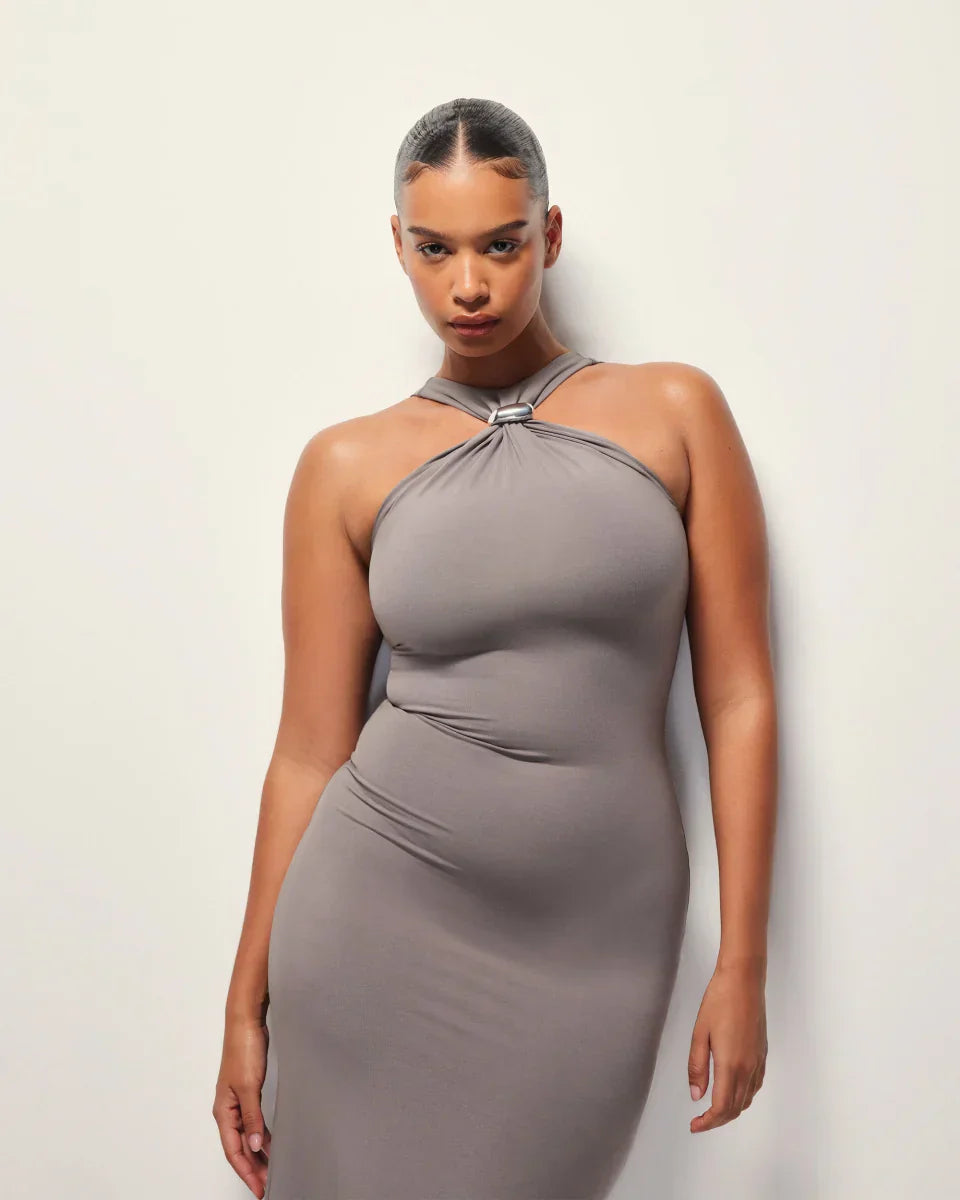 Charlotte | Halter Maxi Dress
