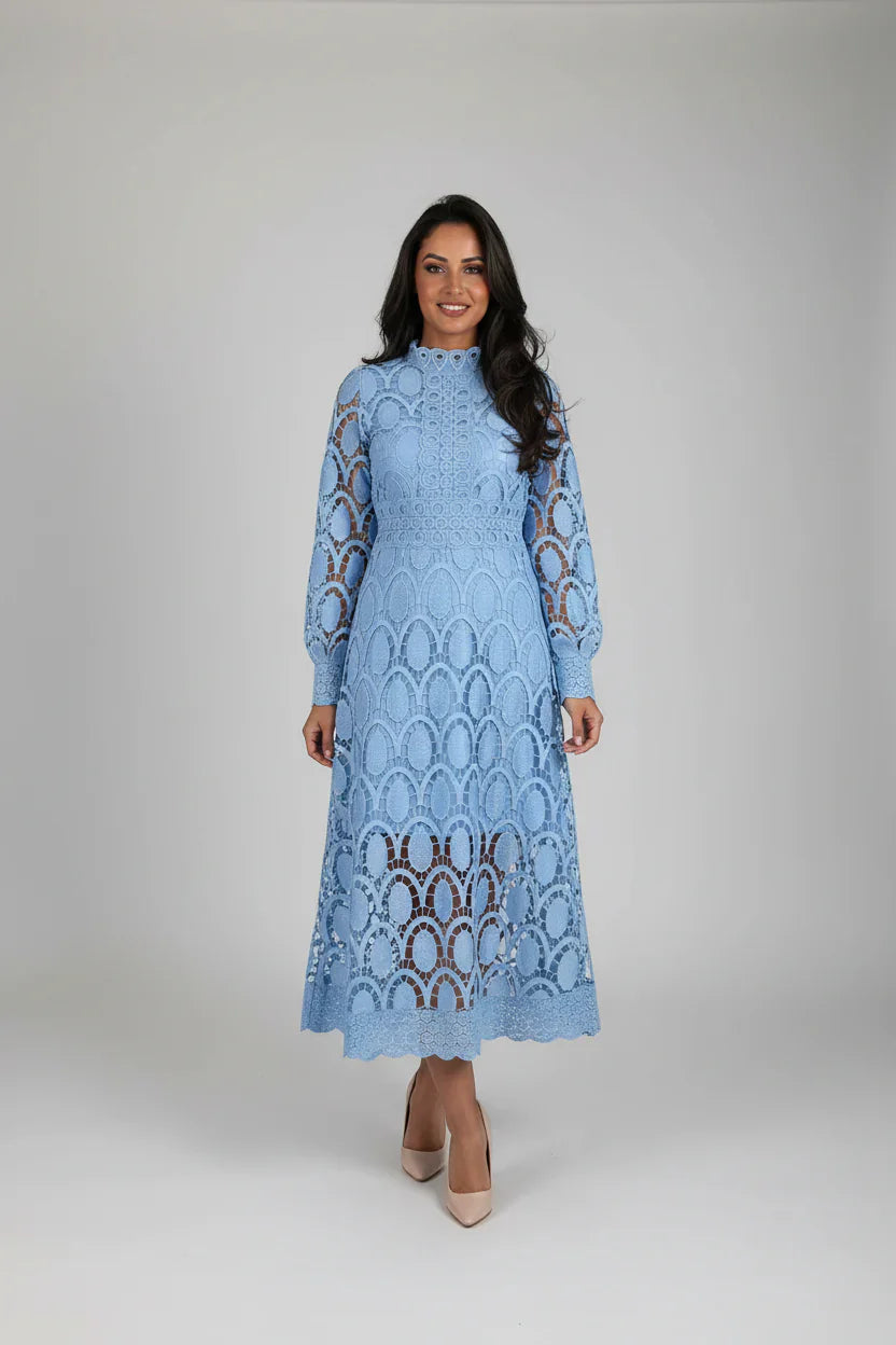 Acia | Long Sleeve Lace Dress