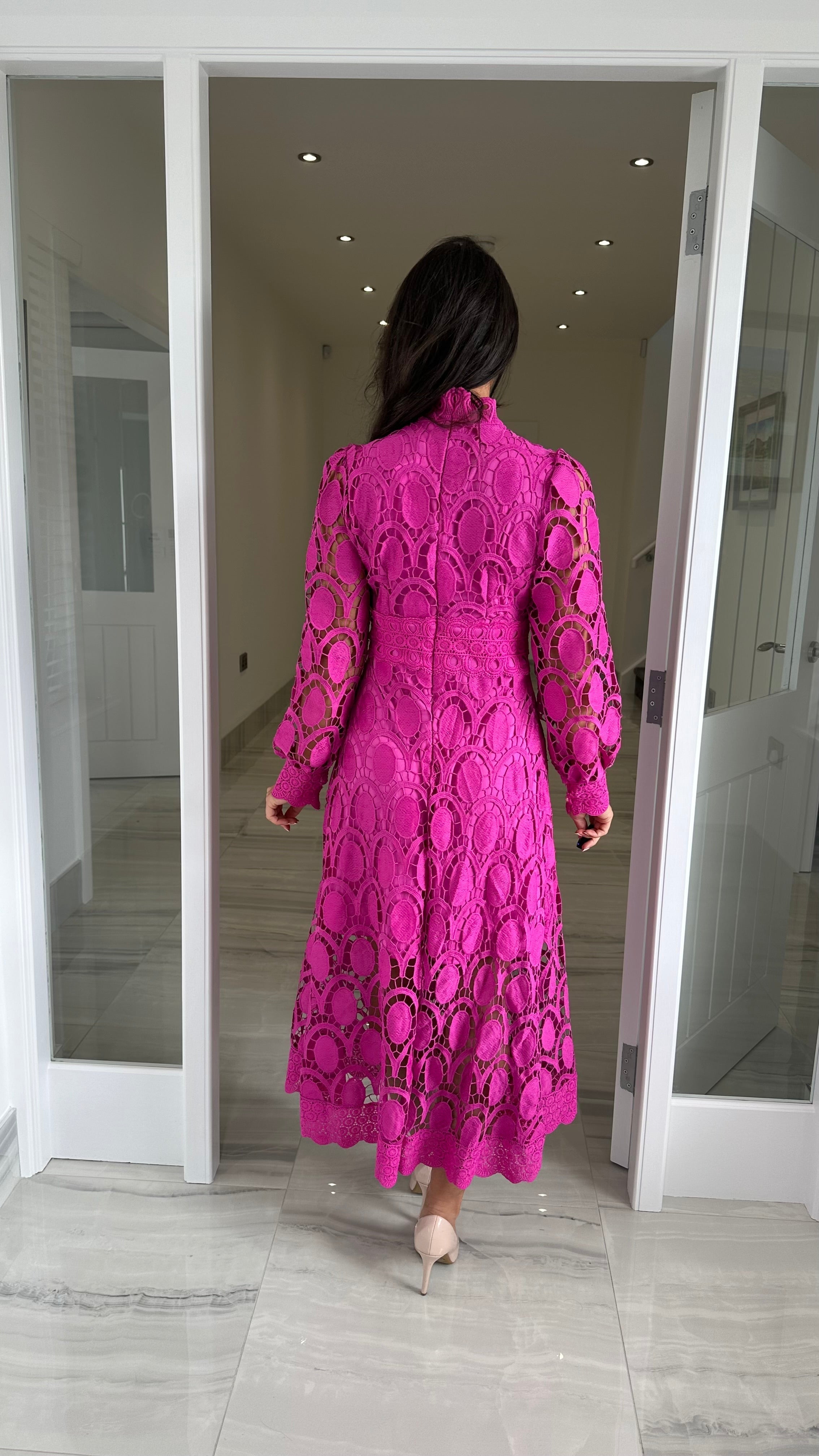 Acia | Long Sleeve Lace Dress