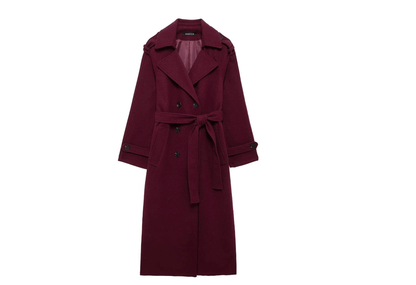 Winter trench red