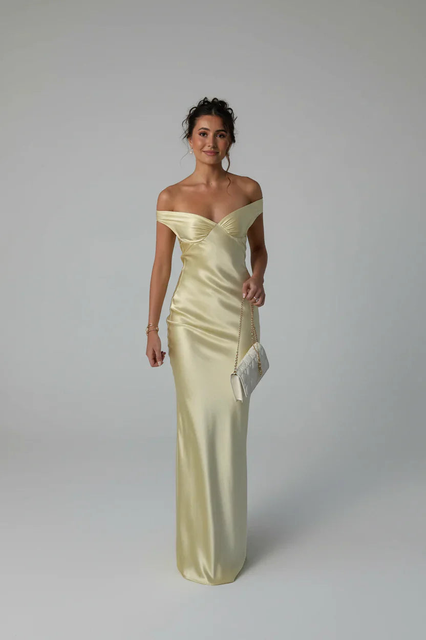 Elina | Elegant Satin Dress