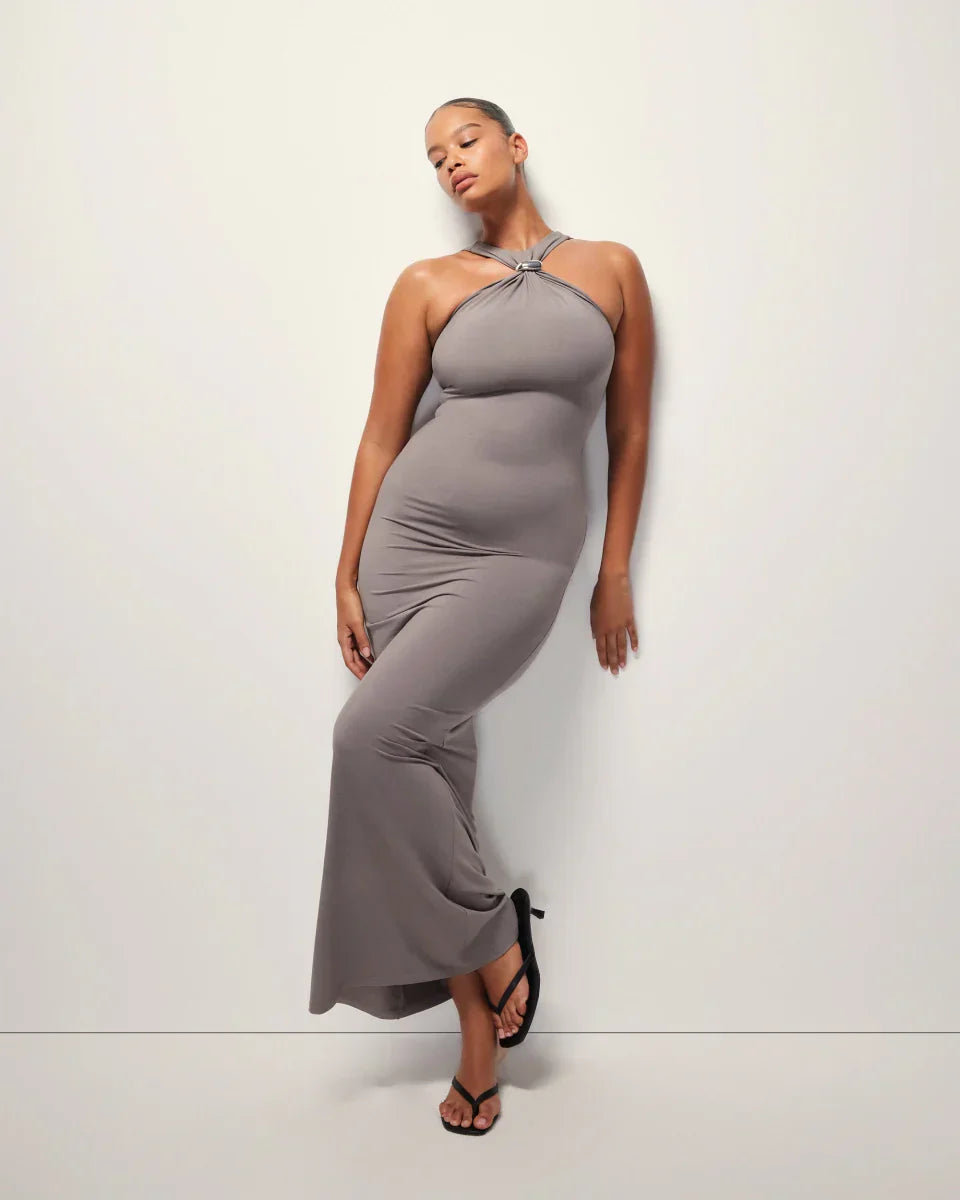 Charlotte | Halter Maxi Dress