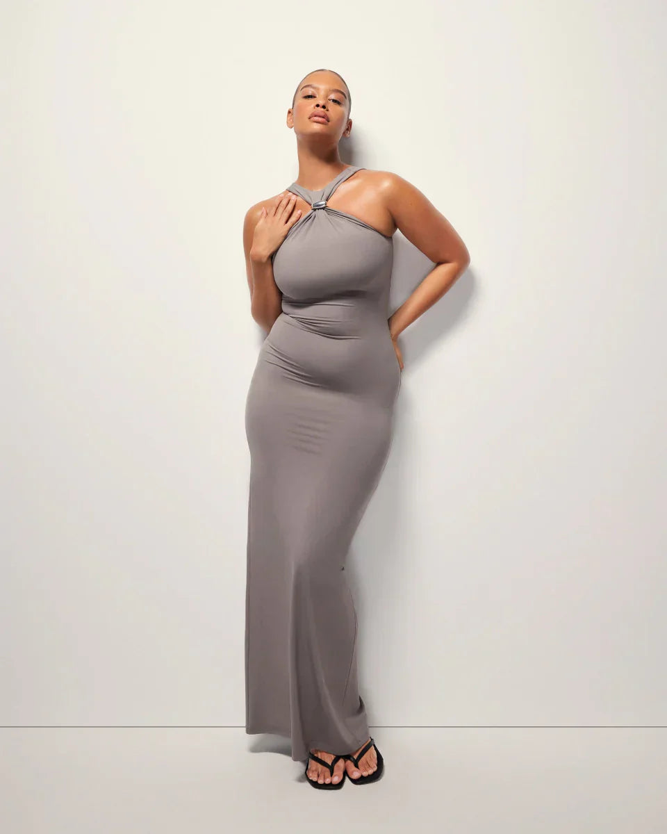 Charlotte | Halter Maxi Dress